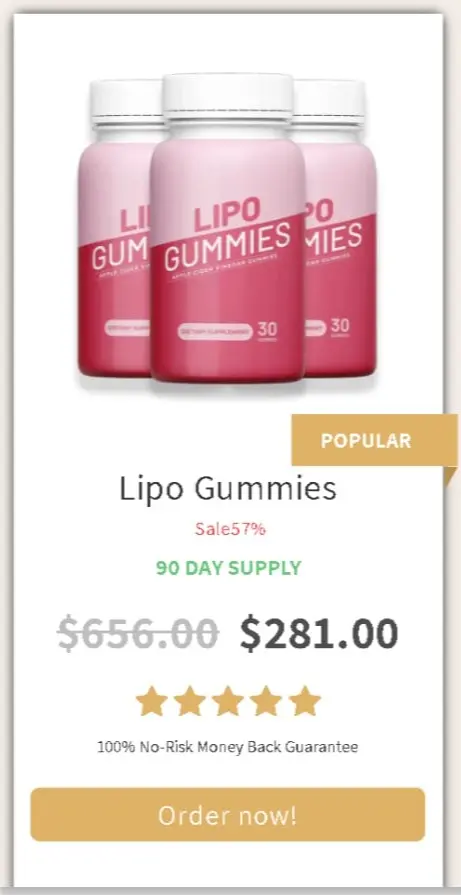Lipo Gummies best offer price